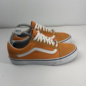 Vans Old Skool Womens Size 8.5 Orange Sneakers